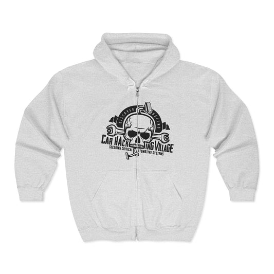 CHV Zip-Up Hoodie - Large Logo (light mode)