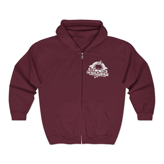 CHV Zip-Up Hoodie - Small Logo (dark mode)