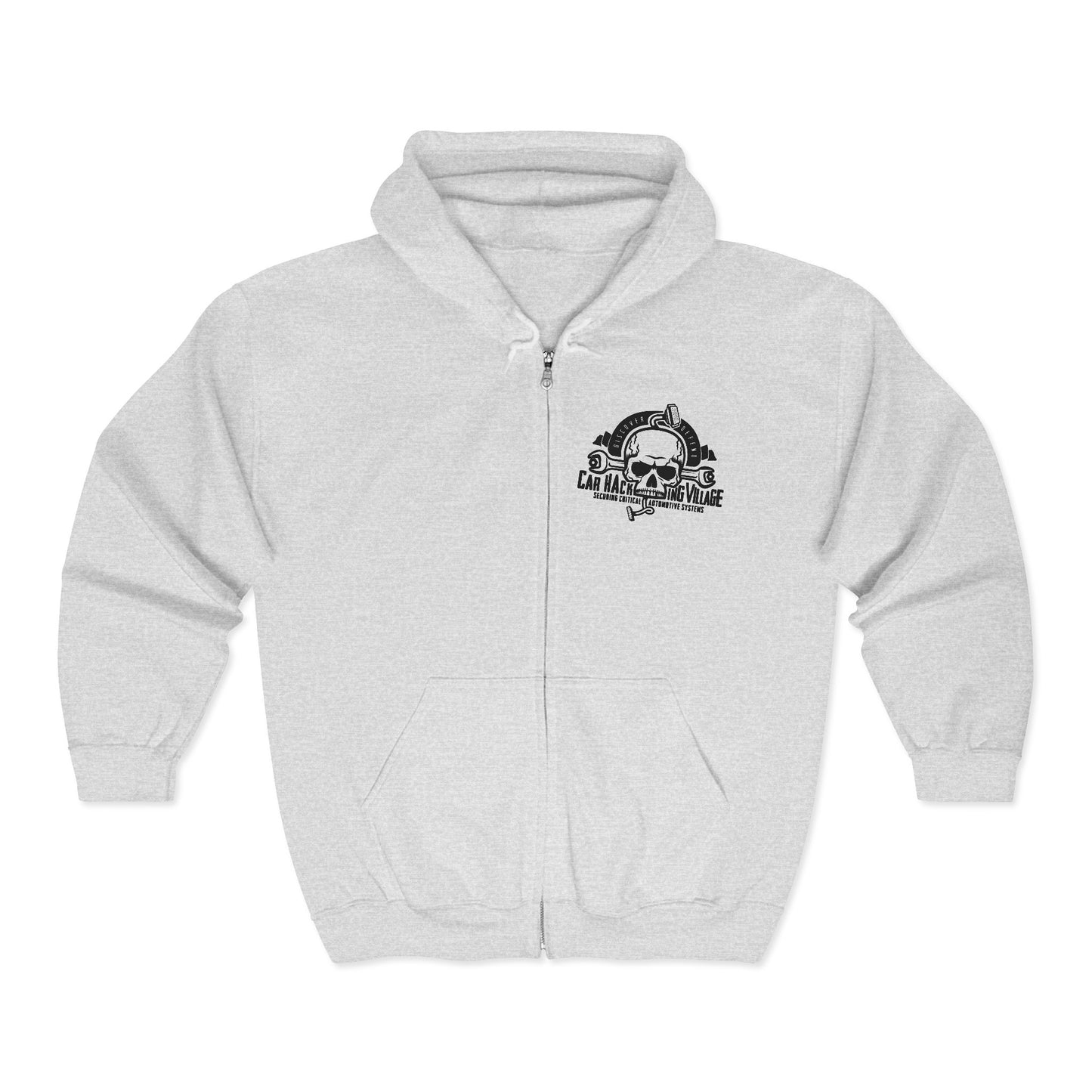 CHV Zip-Up Hoodie - Small Logo (light mode)