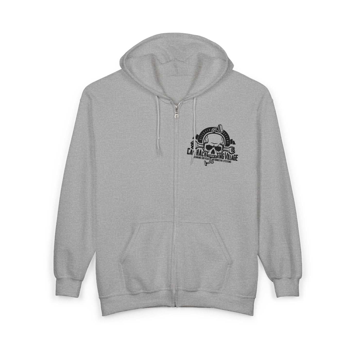 CHV Zip-Up Hoodie - Small Logo (light mode)