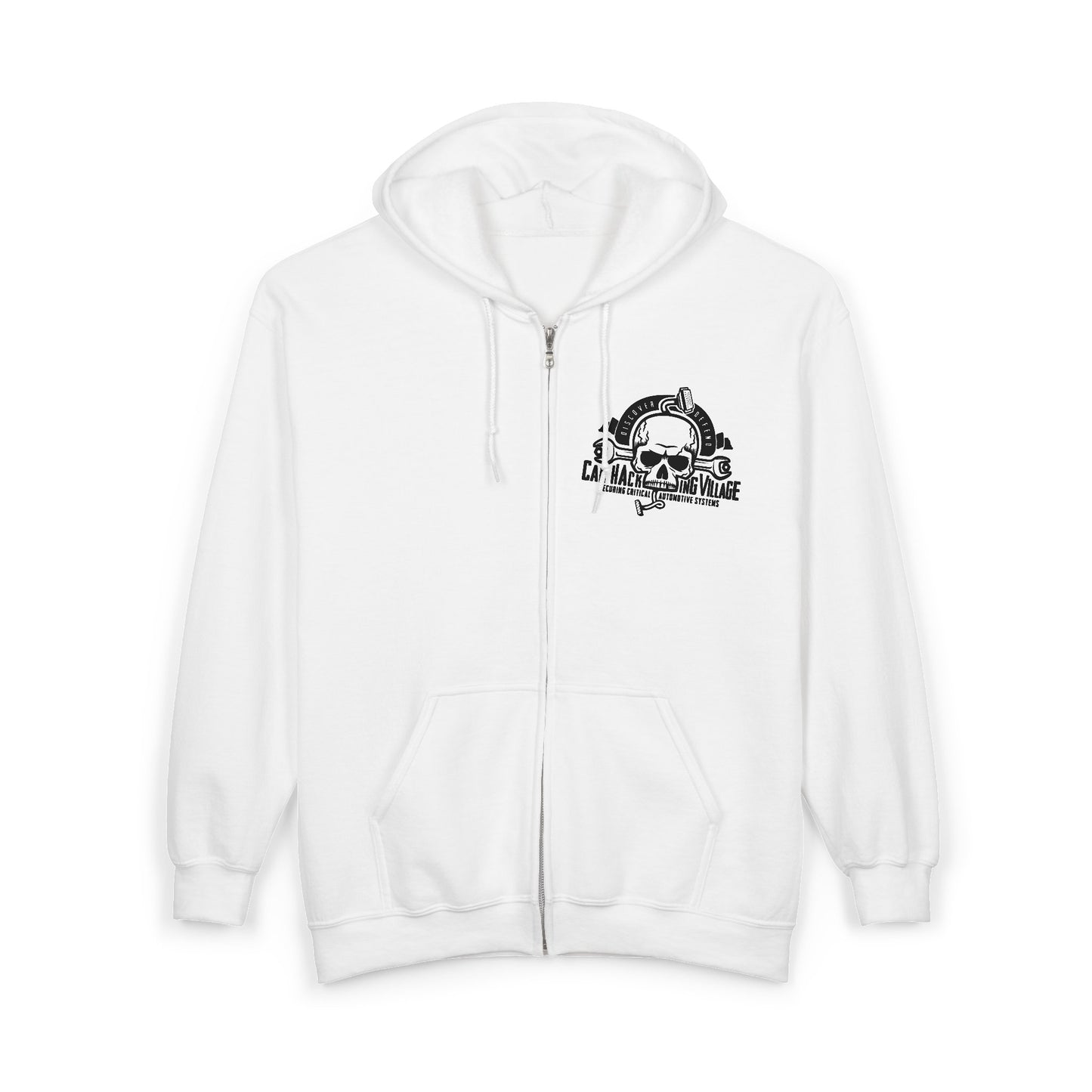 CHV Zip-Up Hoodie - Small Logo (light mode)